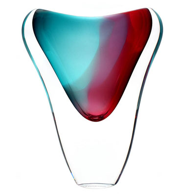 Handmade Art Glass Vase.